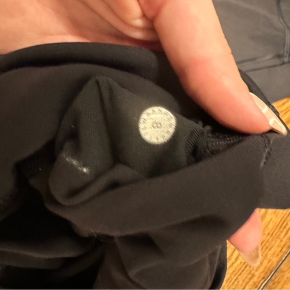 Black Lululemon Wunder Under High Rise Leggings - Picture 4 of 5